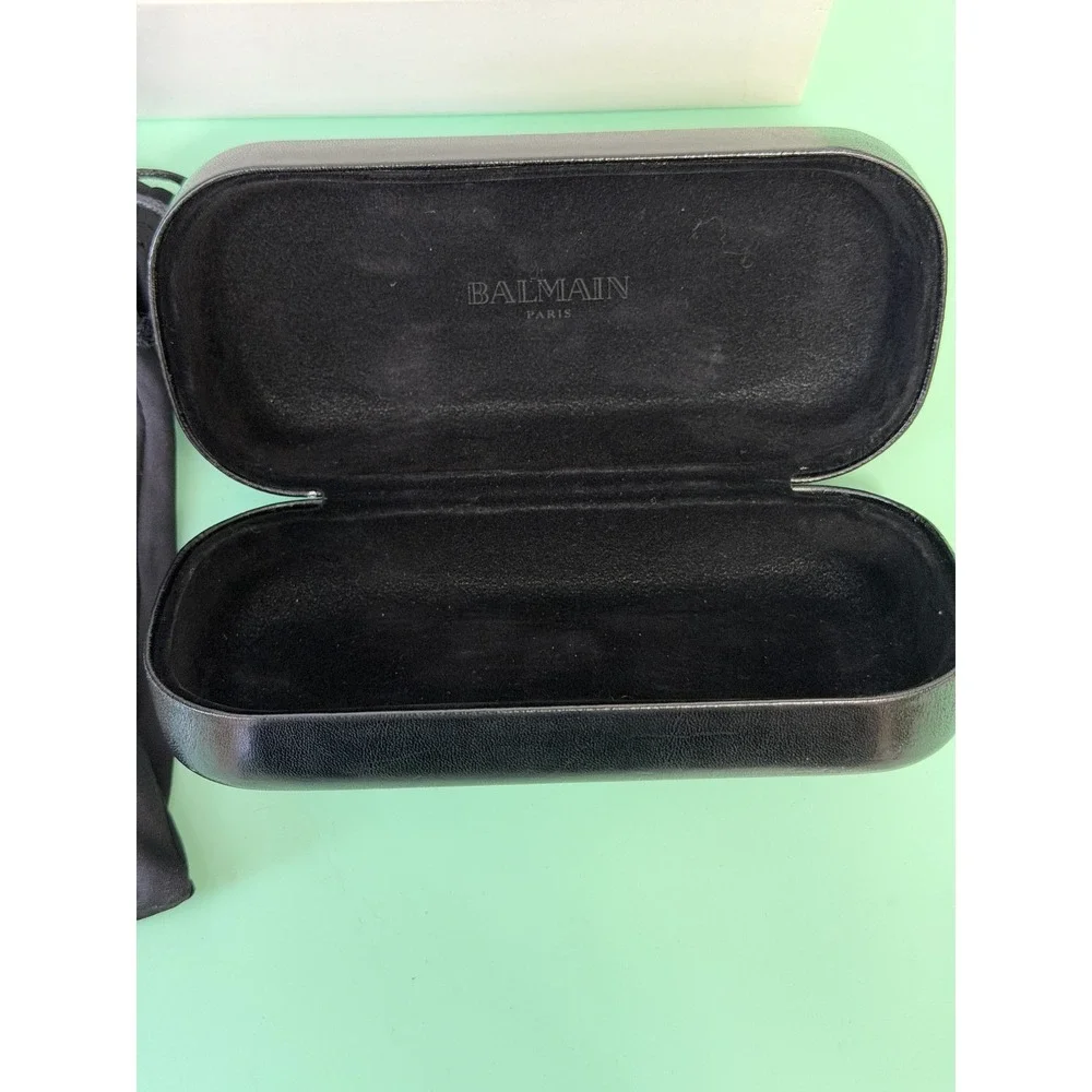 Balmain Paris Eyewear Case‎ & Pouch Set Hard Case Sunglasses Accessory